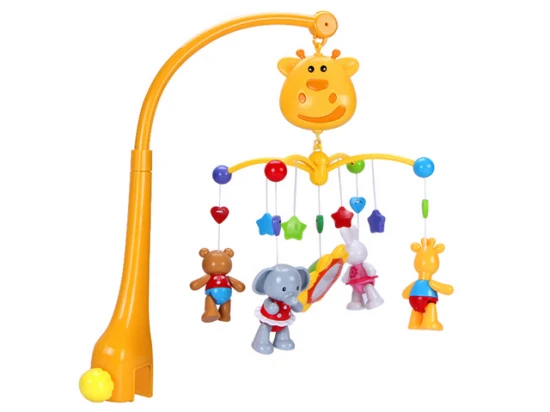 아기 뮤지컬 교수형 장난감 기린 유아용 침대 아기 침대 벨 장난감 (H3691077)